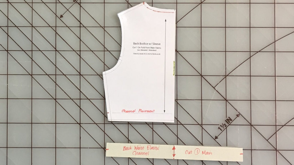 Hinterland Hack-a-thon: Make a V-neck dress with waist darts, elastic back, and widened sleeves 31