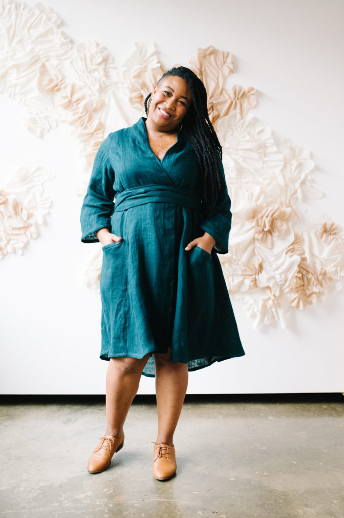 Lichen Duster Sew-Along Day 1: Fabric + Fitting 4