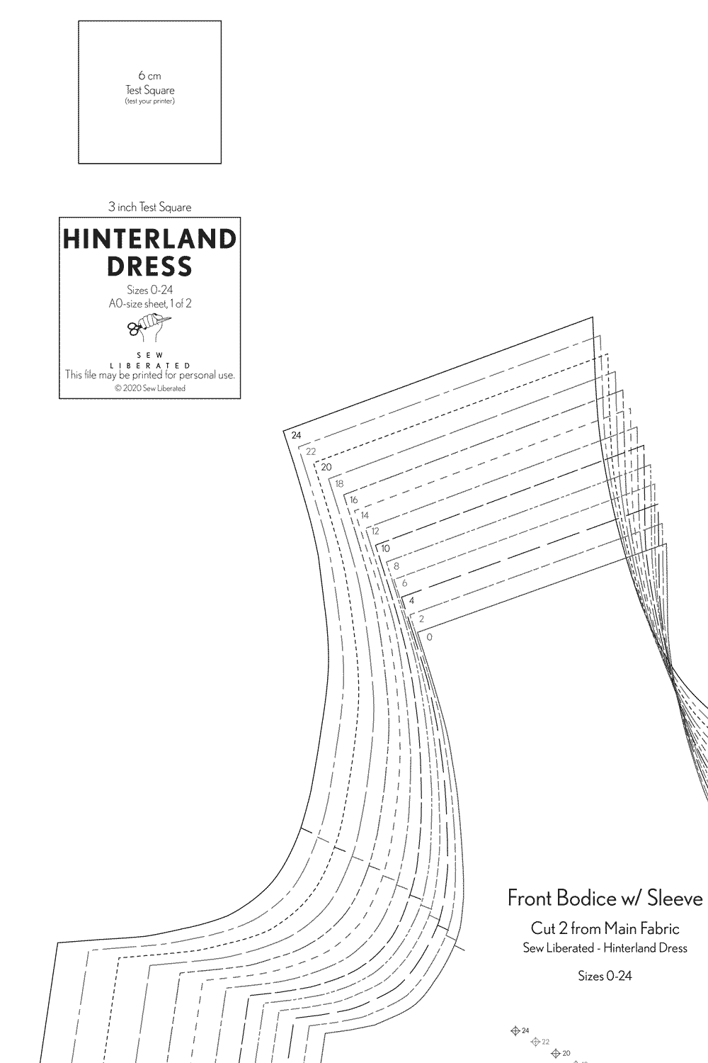Hinterland Dress Paper Pattern - Sew Liberated Hinterland Dress Paper Pattern - Sew Liberated