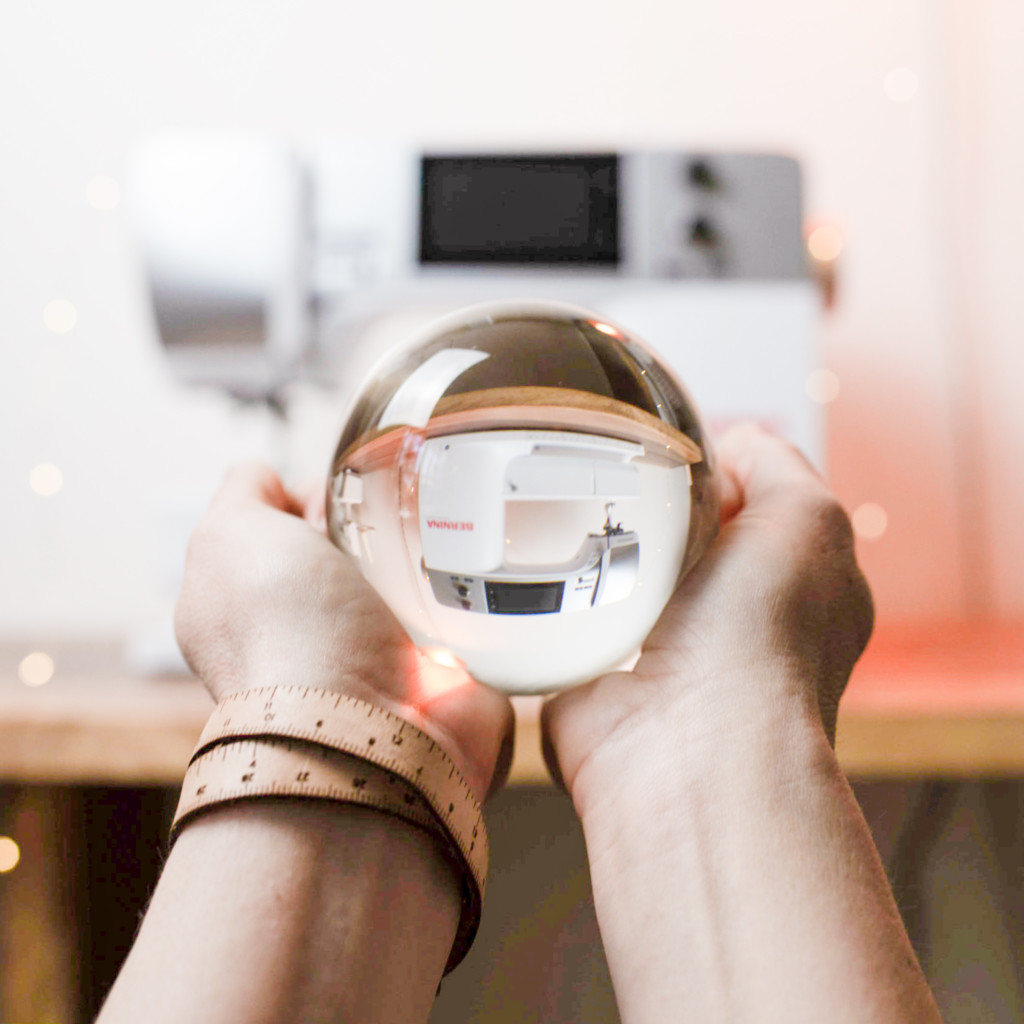 Learn to Sew Your Clothes: Intro to Sewing 1 sewing machine in crystal ball