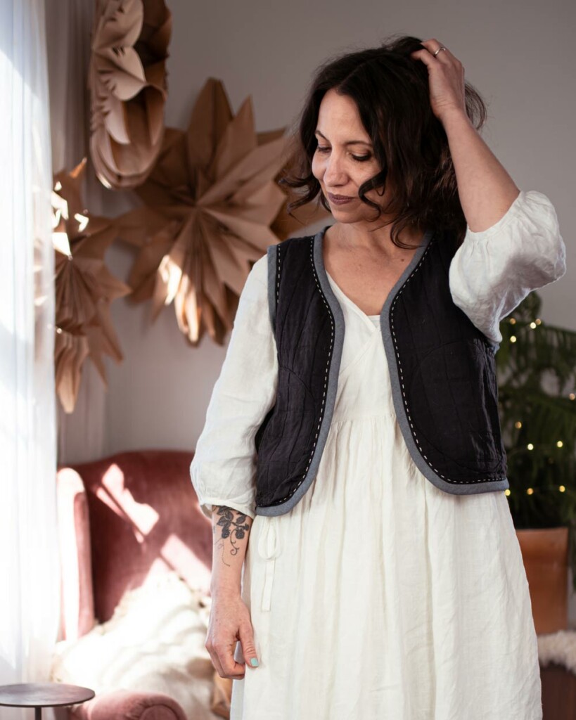Draft and sew a fun quilted vest 2