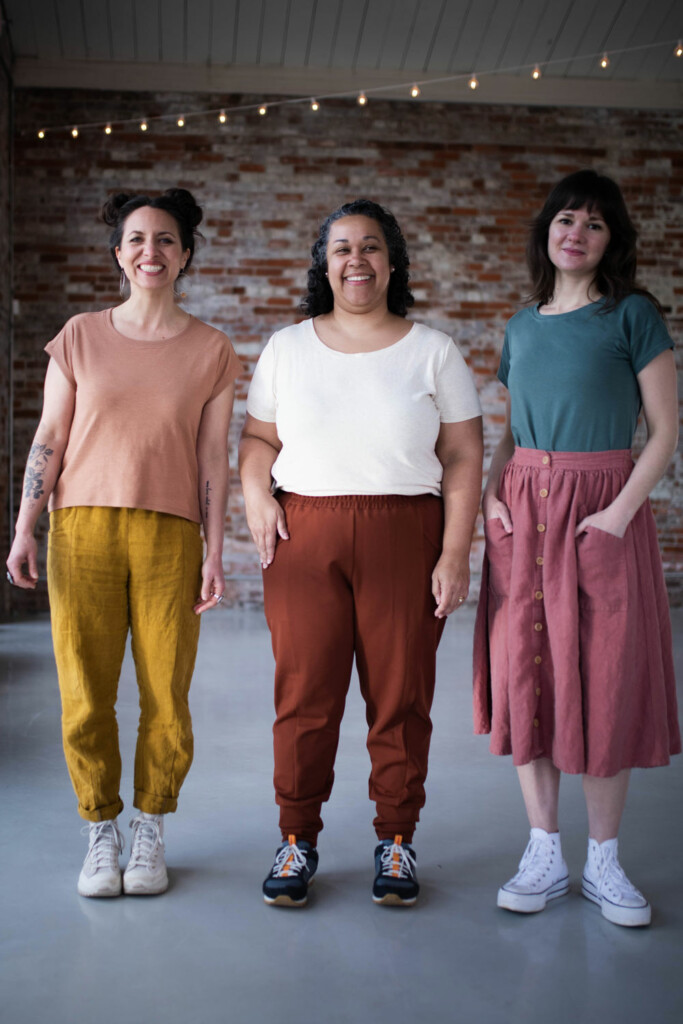 How to do a full bust adjustment on a knit t-shirt pattern 3