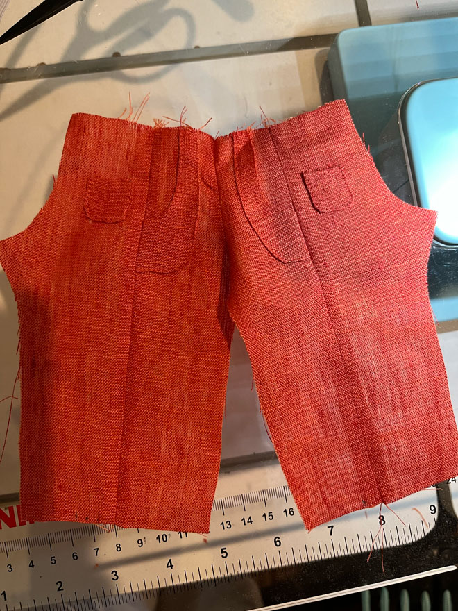 How to Sew Chanterelle Pants for Barbie 9