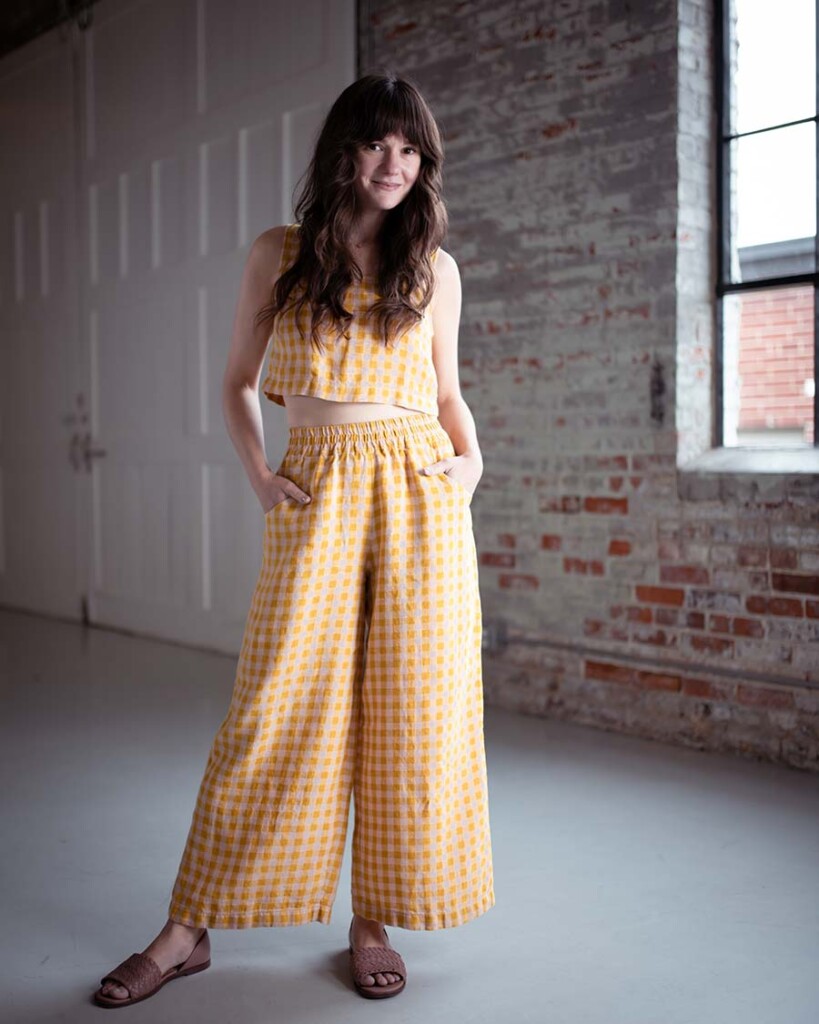 Fabric and Fit for the Chanterelle Pants 6