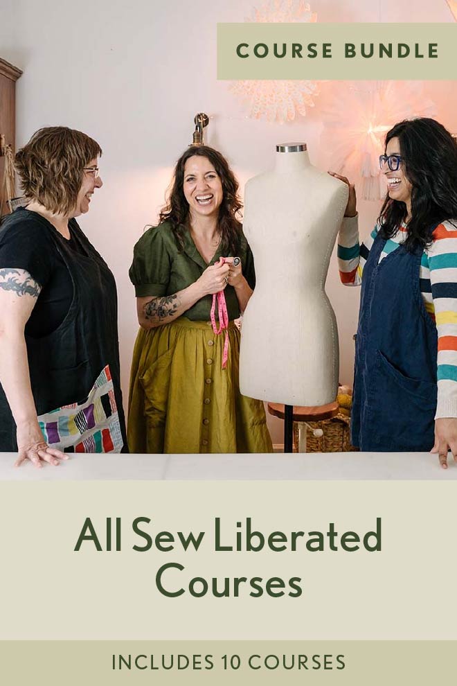 All Sew Liberated Courses, a Bundle