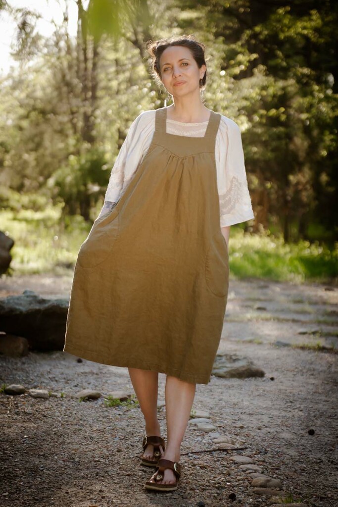 Pattern Adjustments for the Petrichor Pinafore 3 Petrichor Pinafore sewing pattern