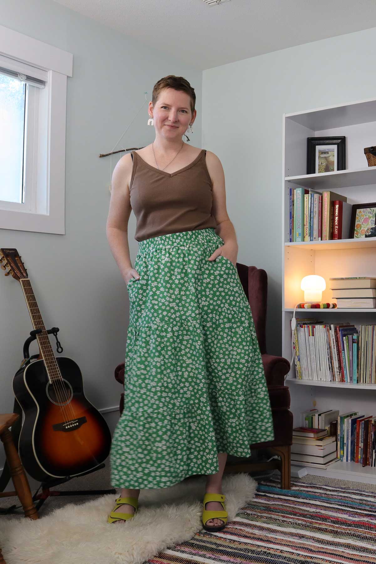 Adding a Half-lining to the Songbird Skirt - Sew Liberated