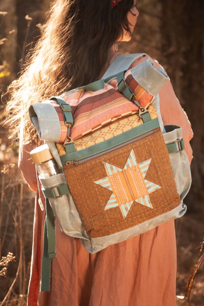 Elevenses quilted backpack