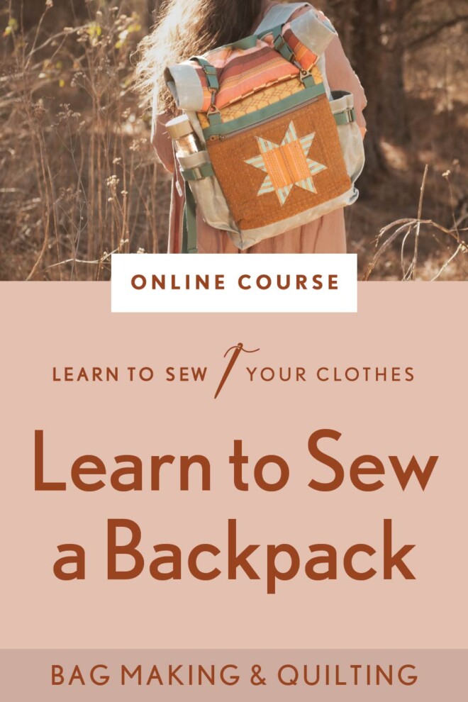 Learn to Sew a Backpack: an online course