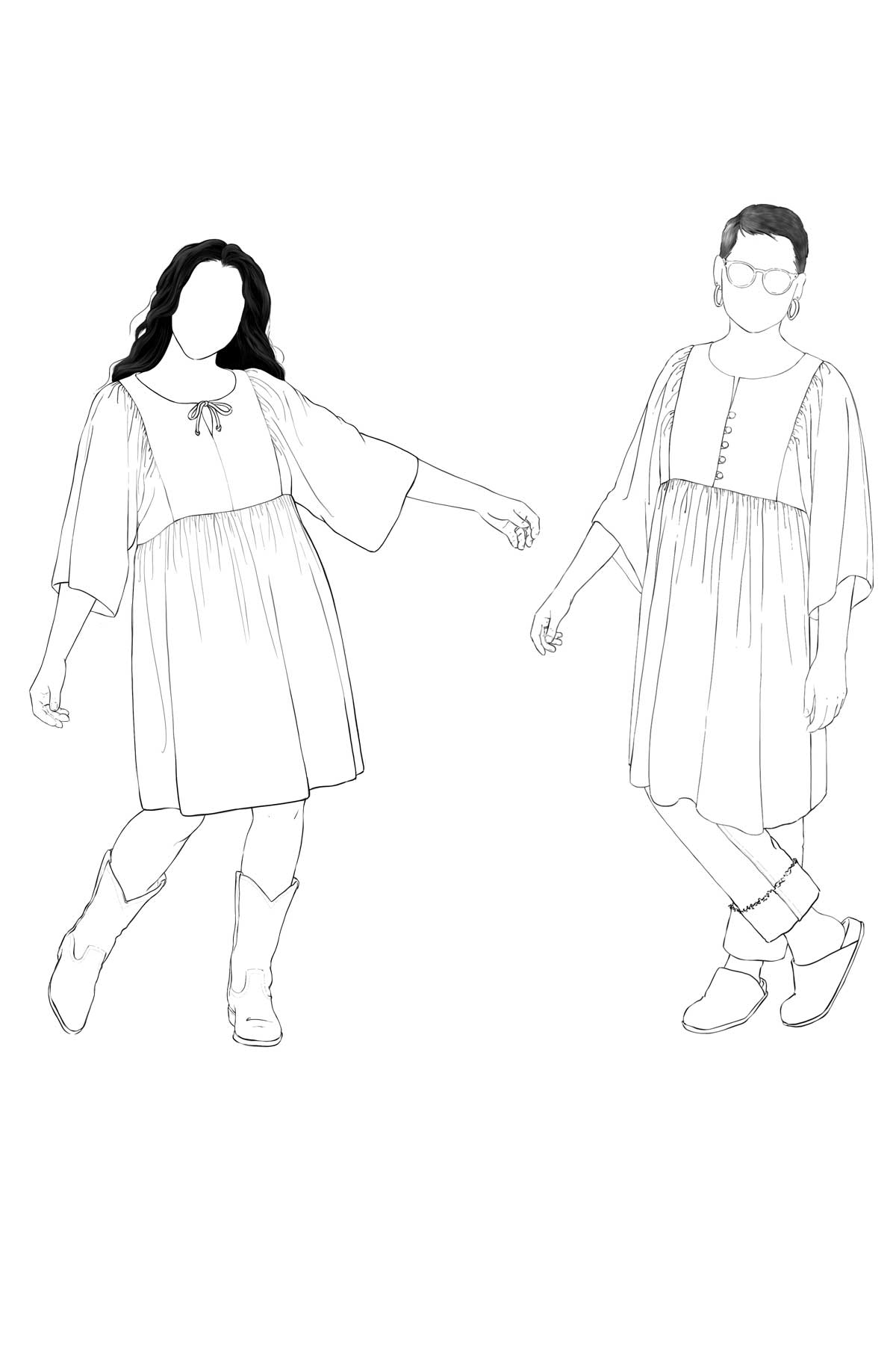 Ember Dress croquis