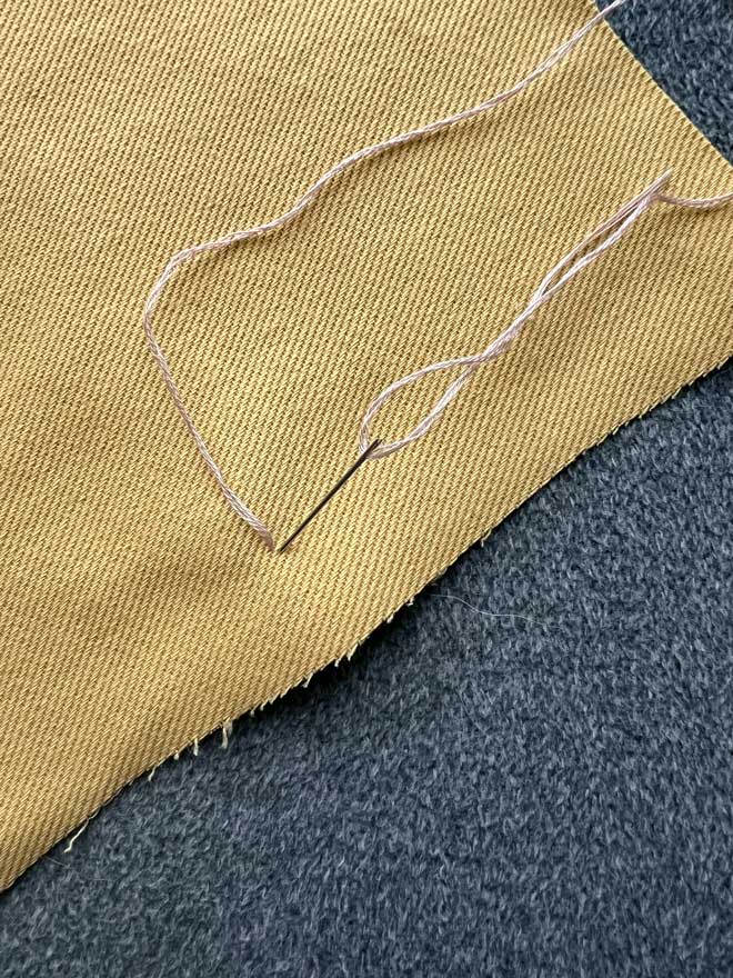Embroidering the Missive Bag 6